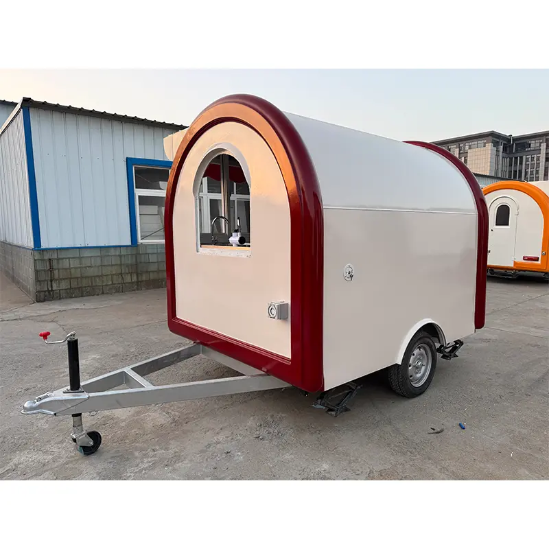 Trailer Makanan Bulat Mini Ringkas
