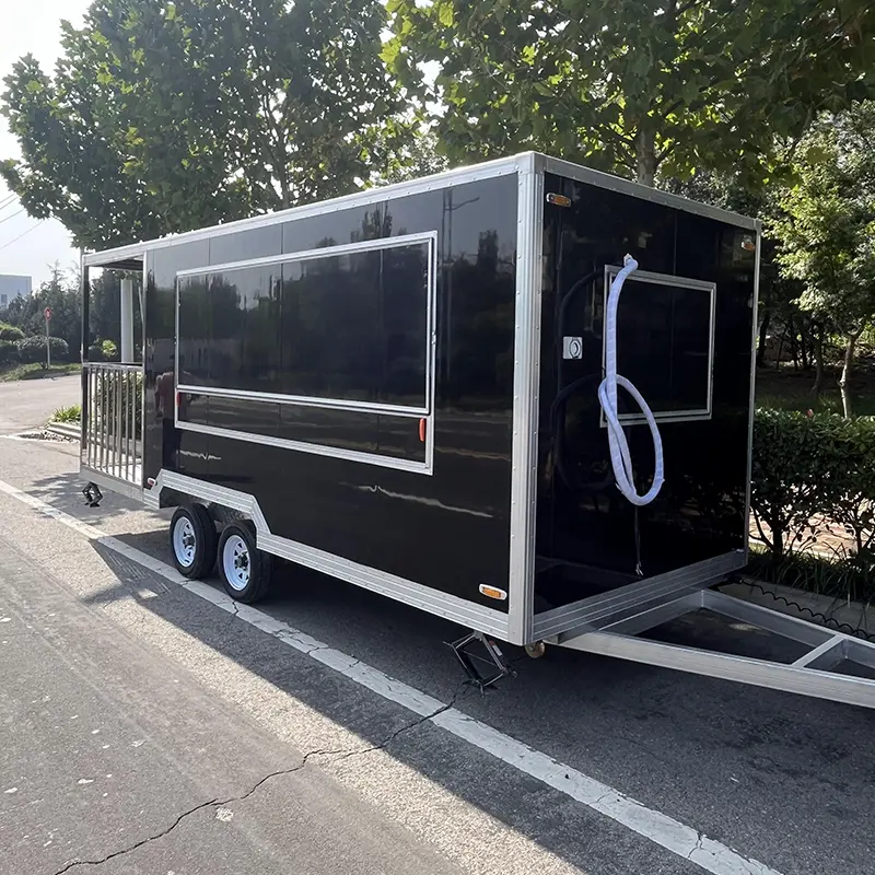 Trailer Makanan Kotak Baja Galvanis